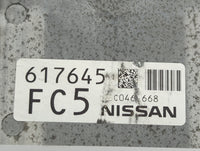 2020 Nissan Pathfinder PCM Engine Control Computer ECU ECM PCU OEM P/N:BED400-300 617645, FC5 Fits OEM Used Auto Parts - Oem