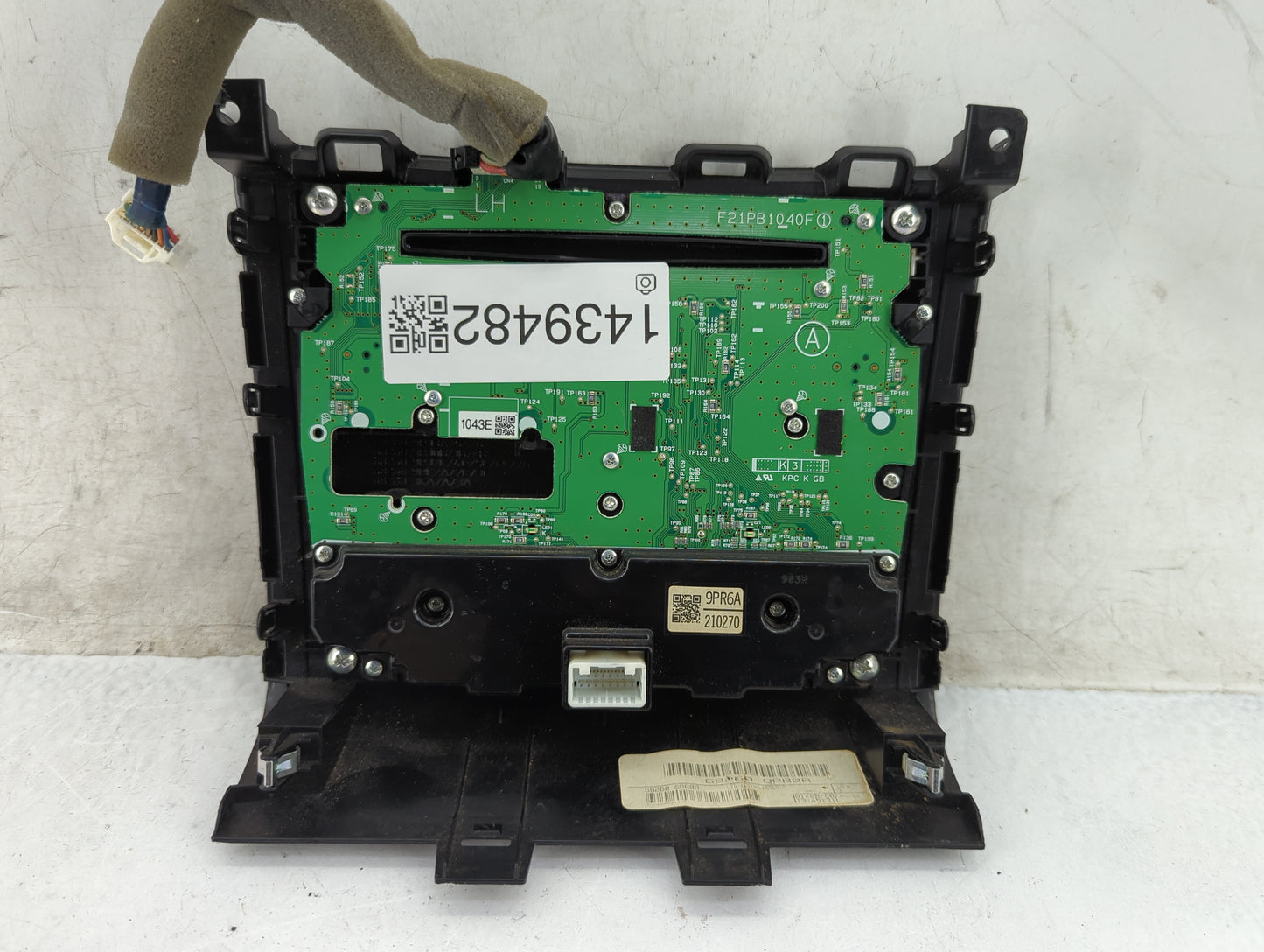 2020 Nissan Pathfinder Climate Control Module Temperature AC/Heater Replacement P/N:9PR6A F21PB1Q40F Fits OEM Used Auto Part