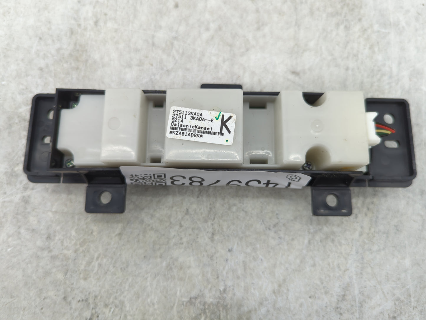 2013-2020 Nissan Pathfinder Climate Control Module Temperature AC/Heater Replacement P/N:275113KA0A 275113KA0AE Fits OEM Use