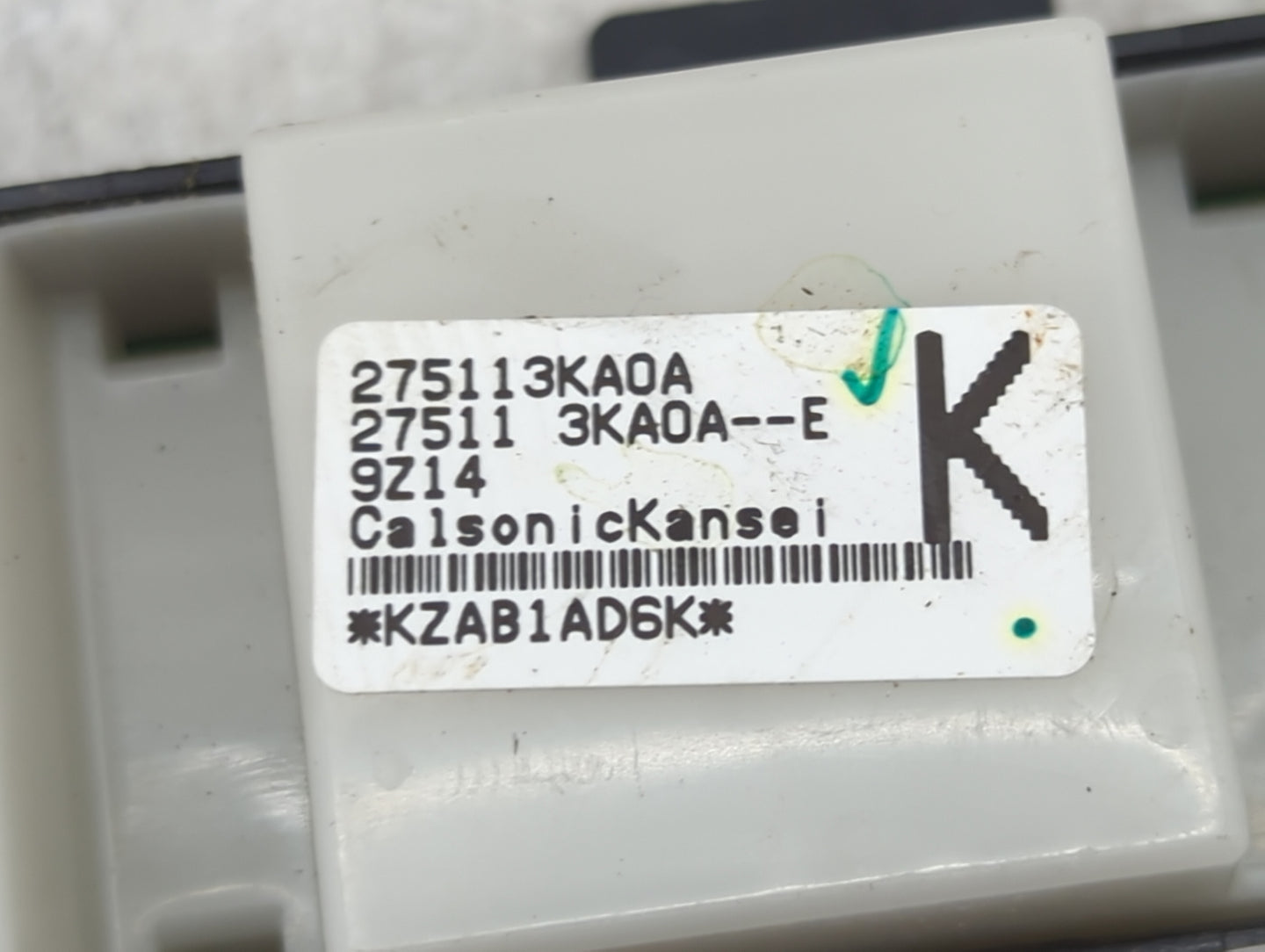 2013-2020 Nissan Pathfinder Climate Control Module Temperature AC/Heater Replacement P/N:275113KA0A 275113KA0AE Fits OEM Use