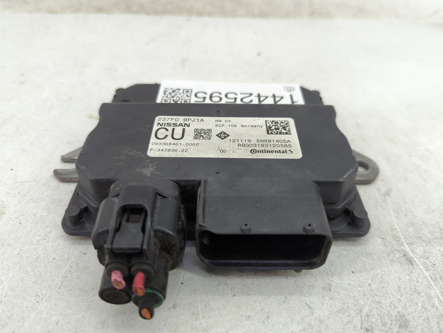 2019-2020 Nissan Pathfinder PCM Engine Control Computer ECU ECM PCU OEM P/N:237F09PJ1A Fits Fits 2019 2020 OEM Used Auto Par