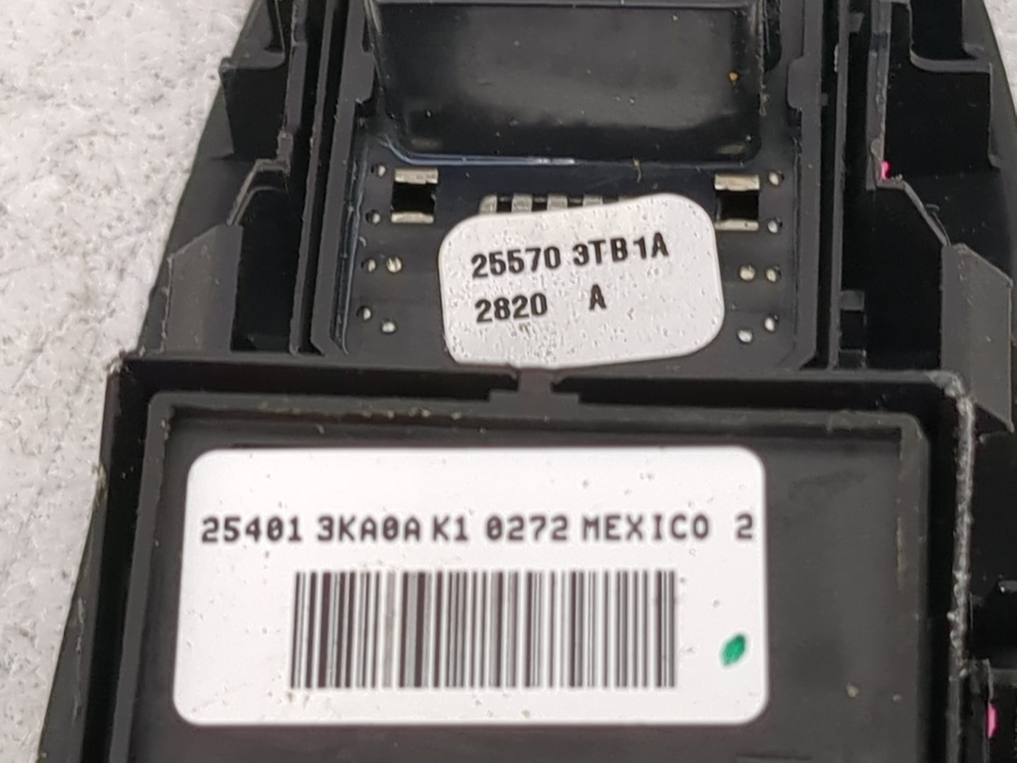 2013-2020 Nissan Pathfinder Master Power Window Switch Replacement Driver Side Left P/N:25401 3KA0A 25570 3TB1A Fits OEM Use