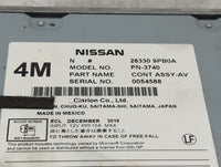 2017-2020 Nissan Pathfinder Radio AM FM Cd Player Receiver Replacement P/N:283309PB0A PN-3740 Fits Fits 2017 2018 2019 2020 