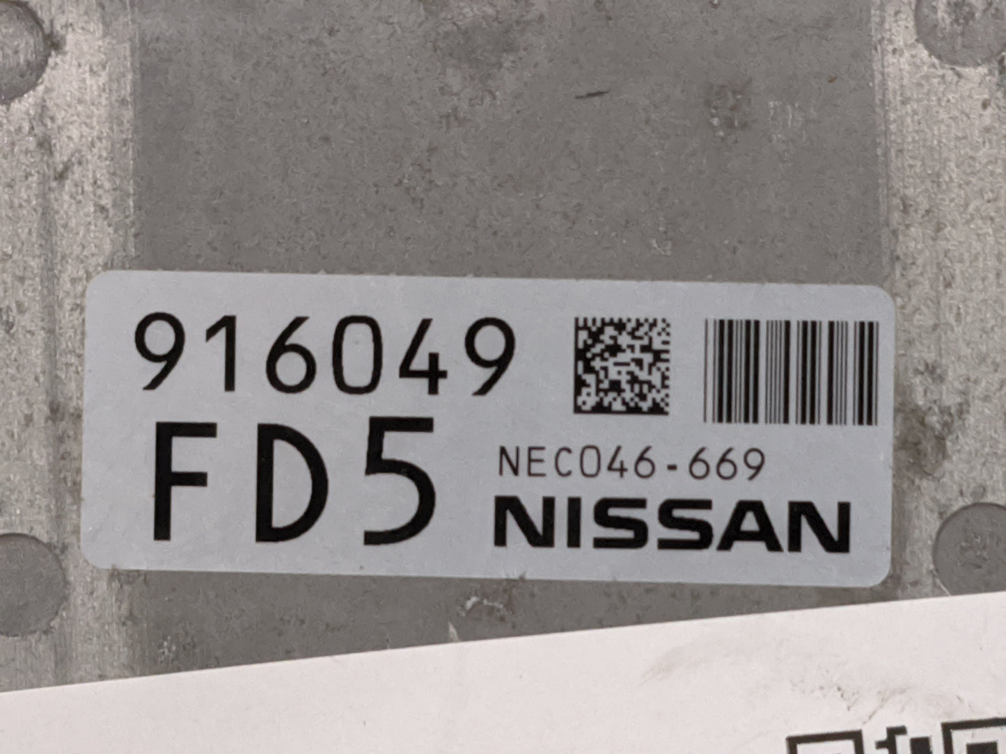 2020 Nissan Pathfinder PCM Engine Control Computer ECU ECM PCU OEM P/N:BED40D-300 NEC046-669 Fits OEM Used Auto Parts - Oemu