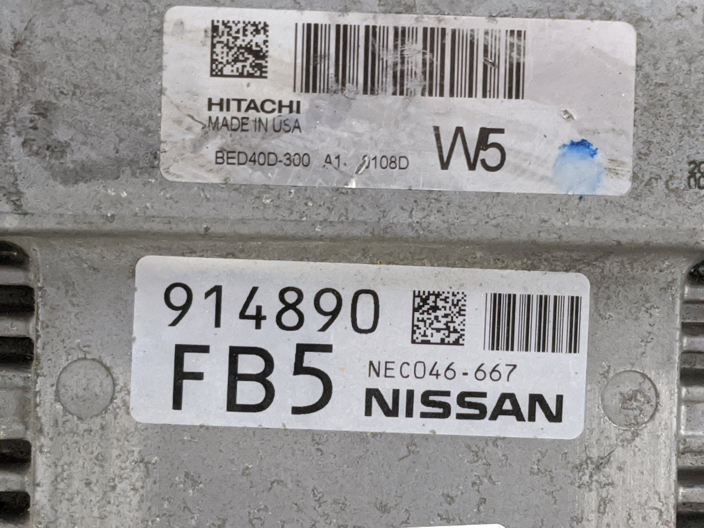 2020 Nissan Pathfinder PCM Engine Control Computer ECU ECM PCU OEM P/N:BED40D-300 NEC046-667 Fits OEM Used Auto Parts - Oemu