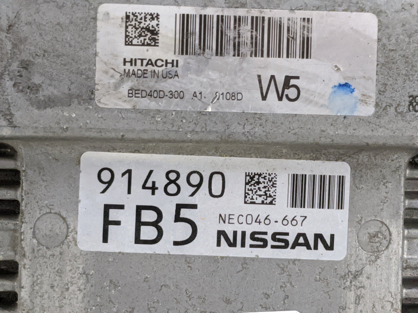 2020 Nissan Pathfinder PCM Engine Control Computer ECU ECM PCU OEM P/N:BED40D-300 NEC046-667 Fits OEM Used Auto Parts - Oemu