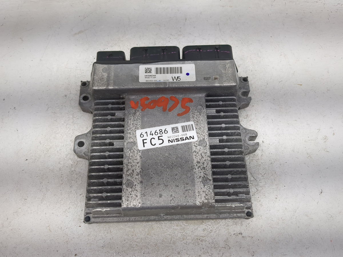2020 Nissan Pathfinder PCM Engine Control Computer ECU ECM PCU OEM P/N:BED40D-300_A1_0X23D NEC046-668 Fits OEM Used Auto Par