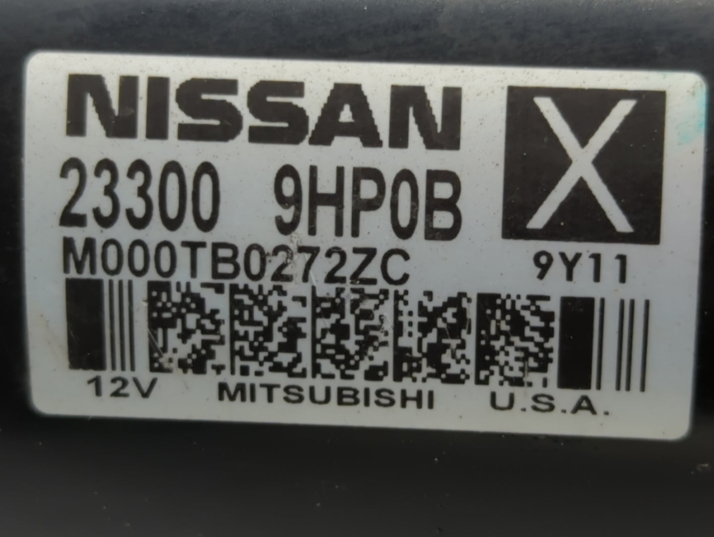2015-2020 Nissan Pathfinder Car Starter Motor Solenoid OEM P/N:23300 9HP0B Fits Fits 2015 2016 2017 2018 2019 2020 2021 2022
