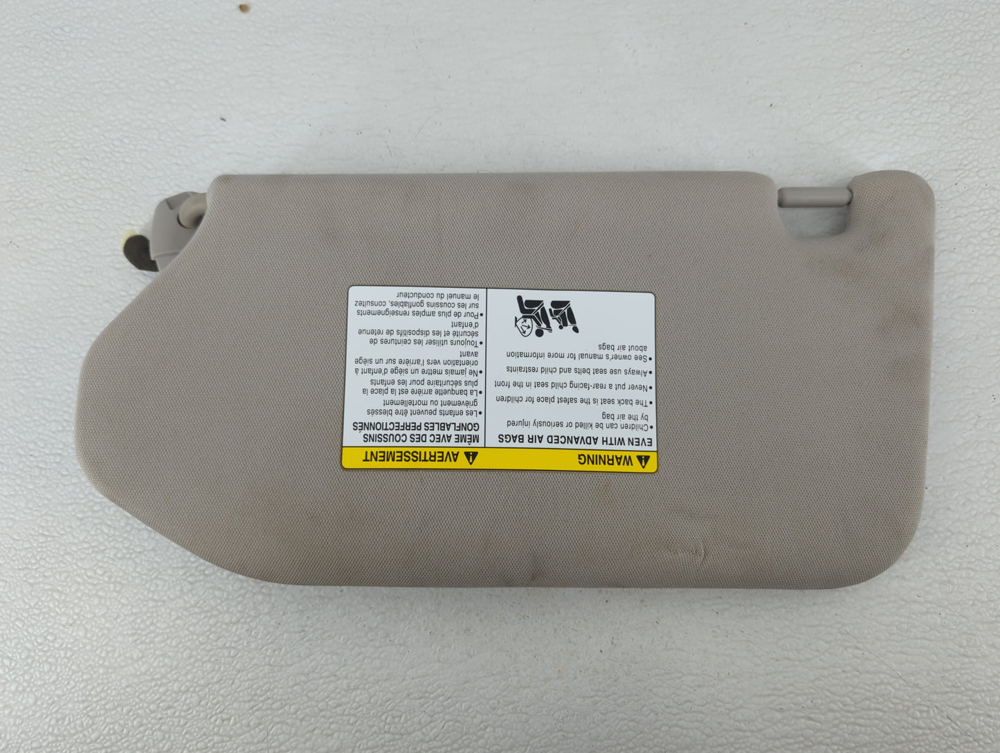 2019-2020 Nissan Pathfinder Sun Visor Shade Replacement Driver Left Mirror Fits Fits 2019 2020 OEM Used Auto Parts - Oemused