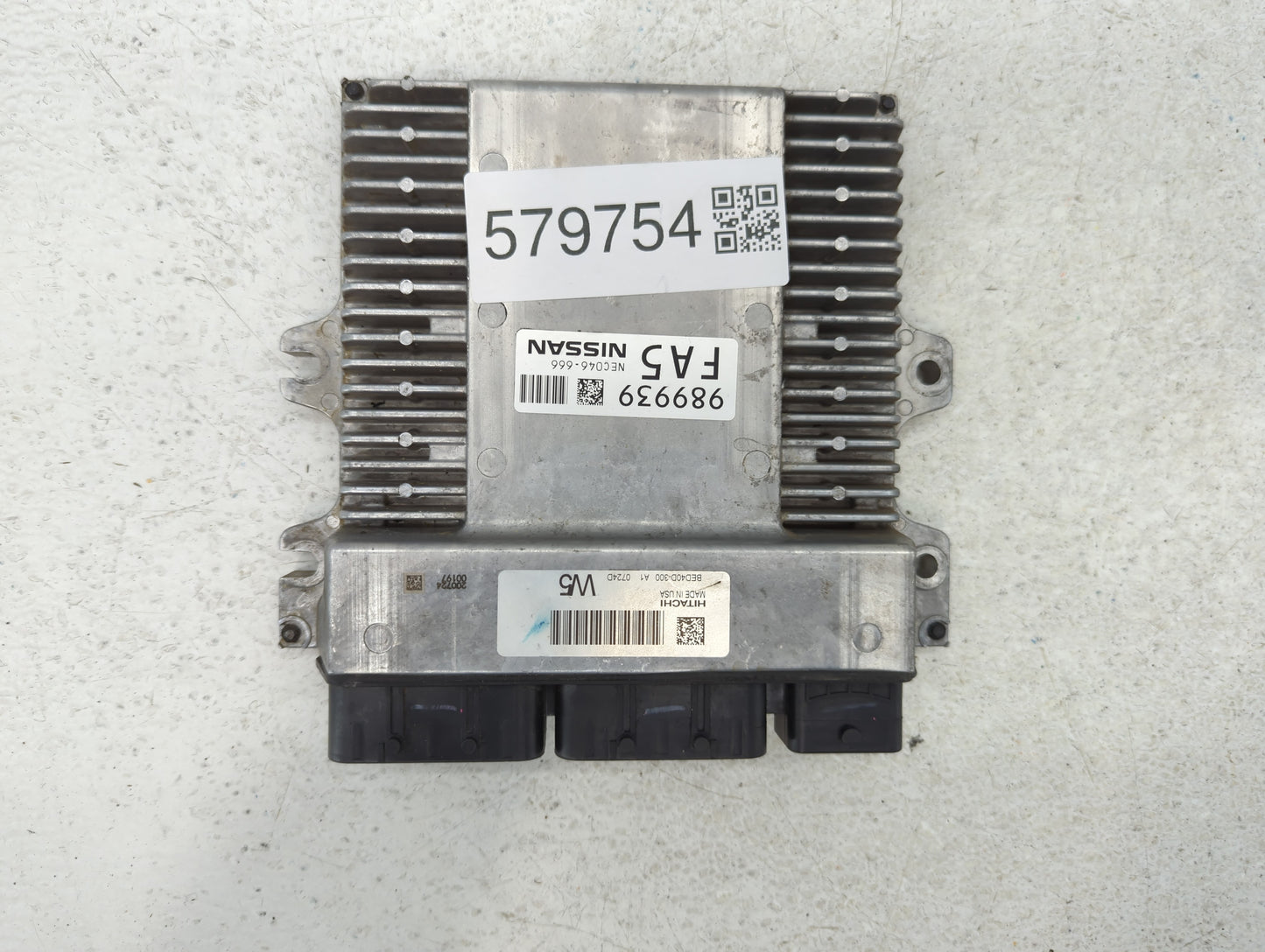 2020 Nissan Pathfinder PCM Engine Control Computer ECU ECM PCU OEM P/N:BED40D-300 A1 NEC046-667 Fits OEM Used Auto Parts - O