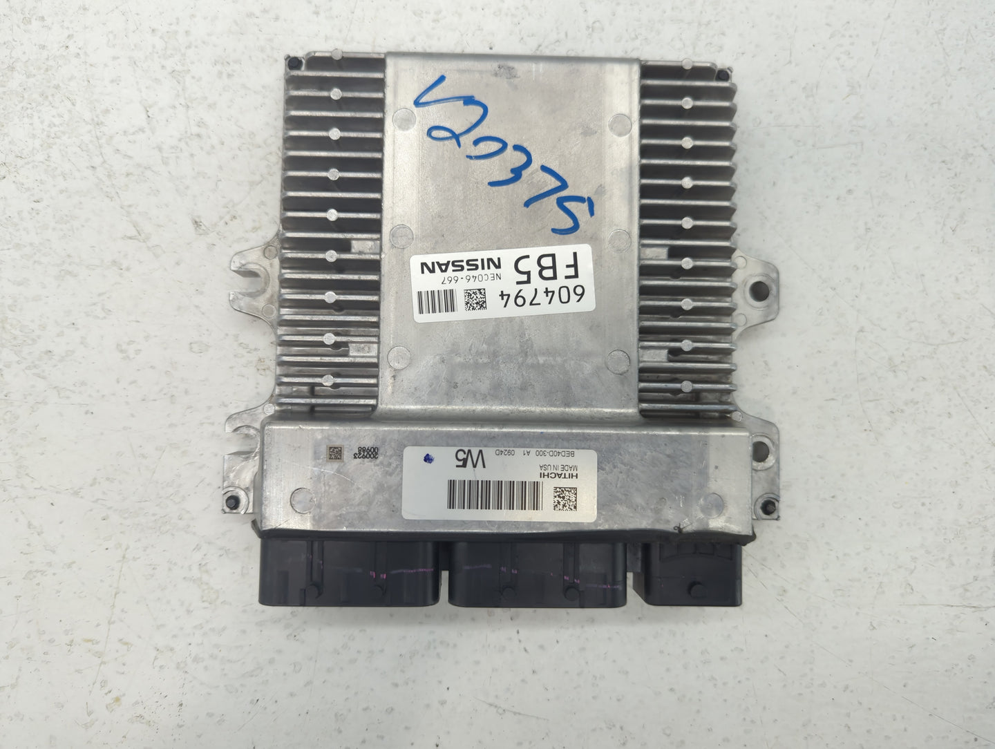 2020 Nissan Pathfinder PCM Engine Control Computer ECU ECM PCU OEM P/N:604794 NEC046-667 Fits OEM Used Auto Parts - Oemuseda