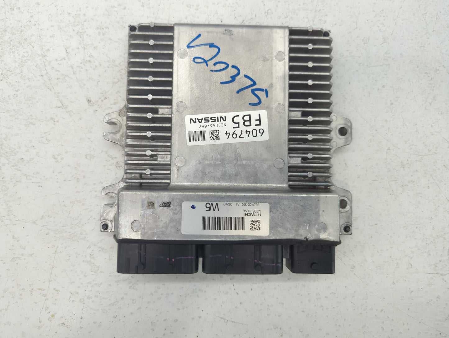 2020 Nissan Pathfinder PCM Engine Control Computer ECU ECM PCU OEM P/N:604794 NEC046-667 Fits OEM Used Auto Parts - Oemuseda