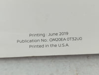 2020 Nissan Rogue Owners Manual Book Guide P/N:OM20EA 0T32U0 OEM Used Auto Parts - Oemusedautoparts1.com