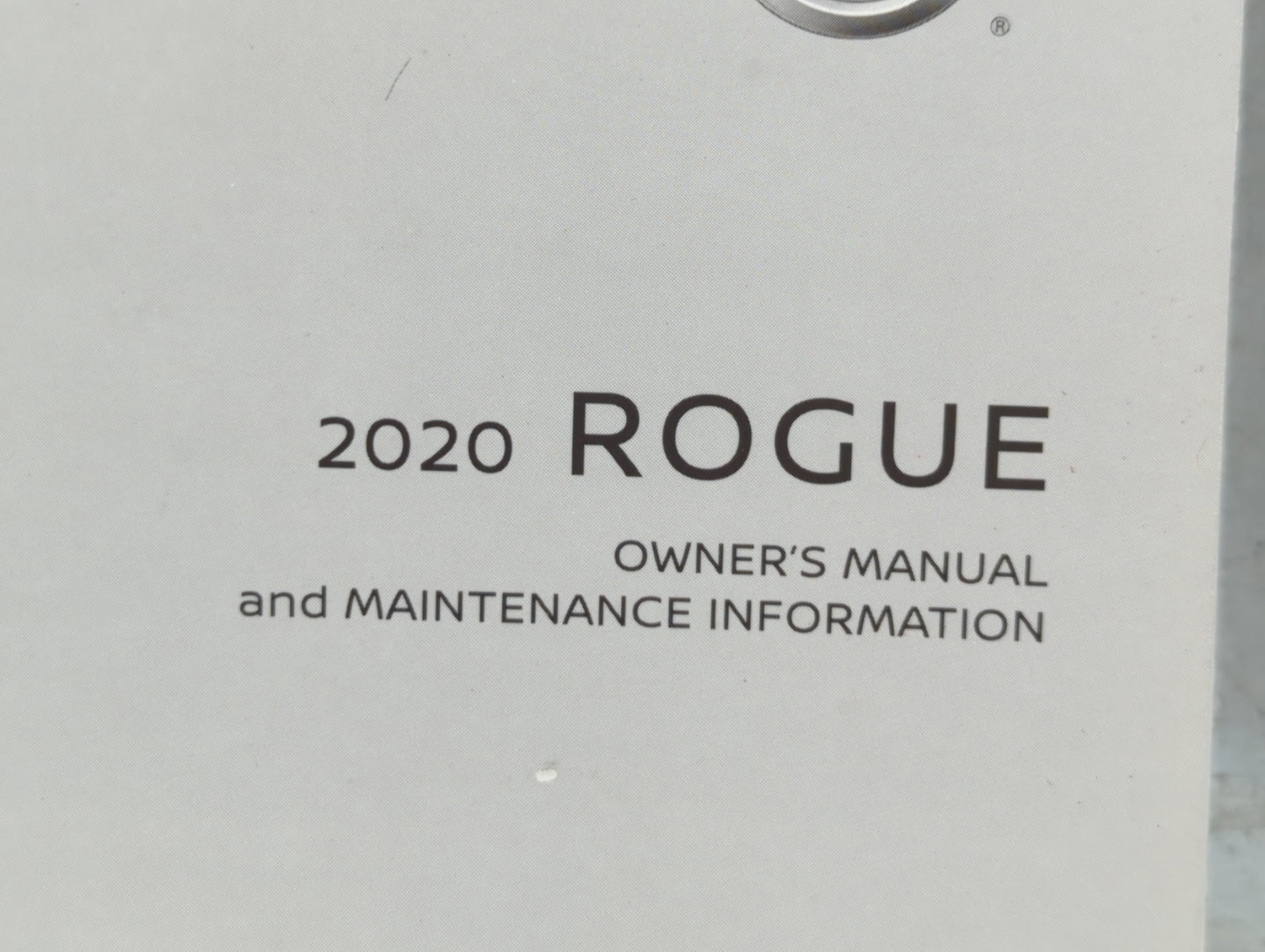 2020 Nissan Rogue Owners Manual Book Guide P/N:OM20EA 0T32U0 OEM Used Auto Parts - Oemusedautoparts1.com