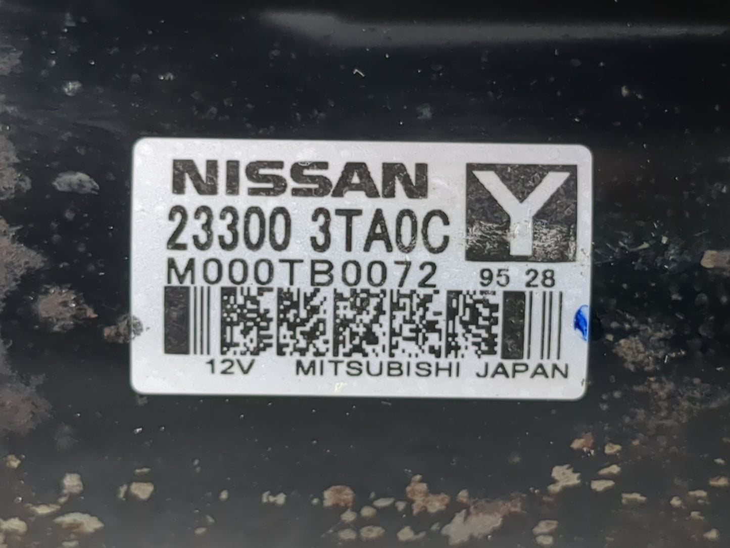 2015-2020 Nissan Rogue Car Starter Motor Solenoid OEM P/N:23300 3TA0C Fits Fits 2015 2016 2017 2018 2019 2020 OEM Used Auto 