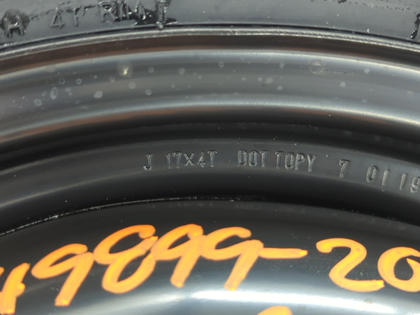 2014-2020 Nissan Rogue Spare Donut Tire Wheel Rim Oem - Oemusedautoparts1.com