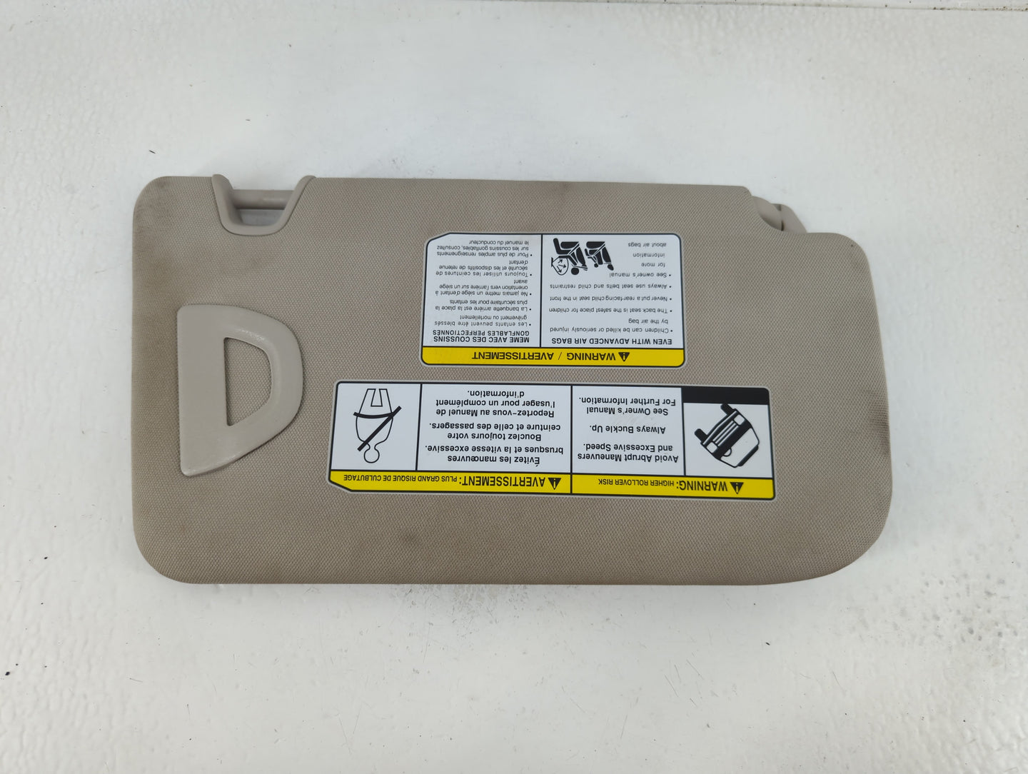 2018-2020 Nissan Rogue Sun Visor Shade Replacement Driver Left Mirror Fits Fits 2018 2019 2020 OEM Used Auto Parts - Oemused