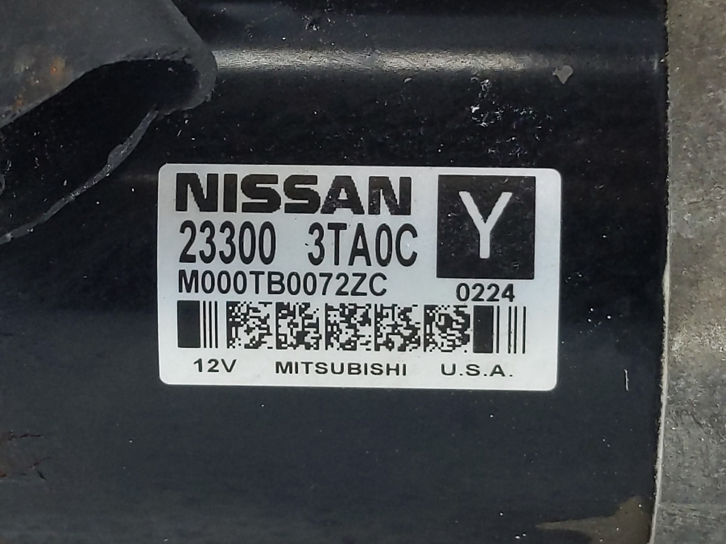 2015-2020 Nissan Rogue Car Starter Motor Solenoid OEM P/N:23300 3TA0C Fits Fits 2015 2016 2017 2018 2019 2020 OEM Used Auto 
