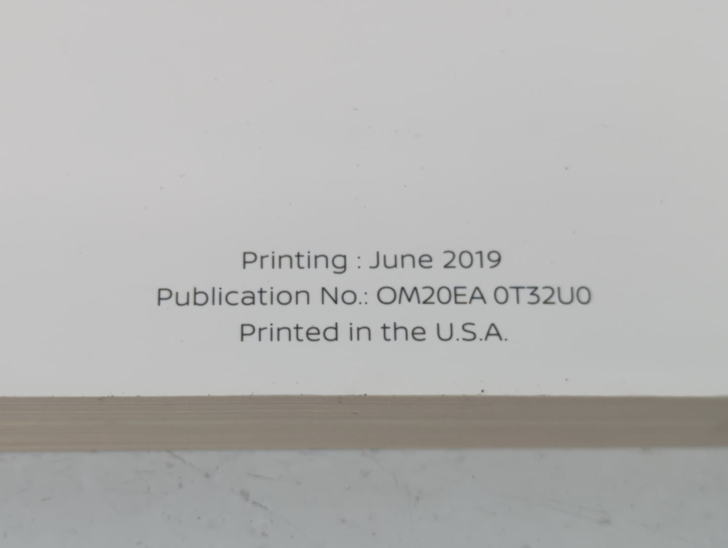 2020 Nissan Rogue Owners Manual Book Guide P/N:OM20EA 0T32U0 OEM Used Auto Parts - Oemusedautoparts1.com