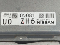 2018-2020 Nissan Rogue PCM Engine Control Computer ECU ECM PCU OEM P/N:NEC039-646 Fits Fits 2018 2019 2020 OEM Used Auto Par