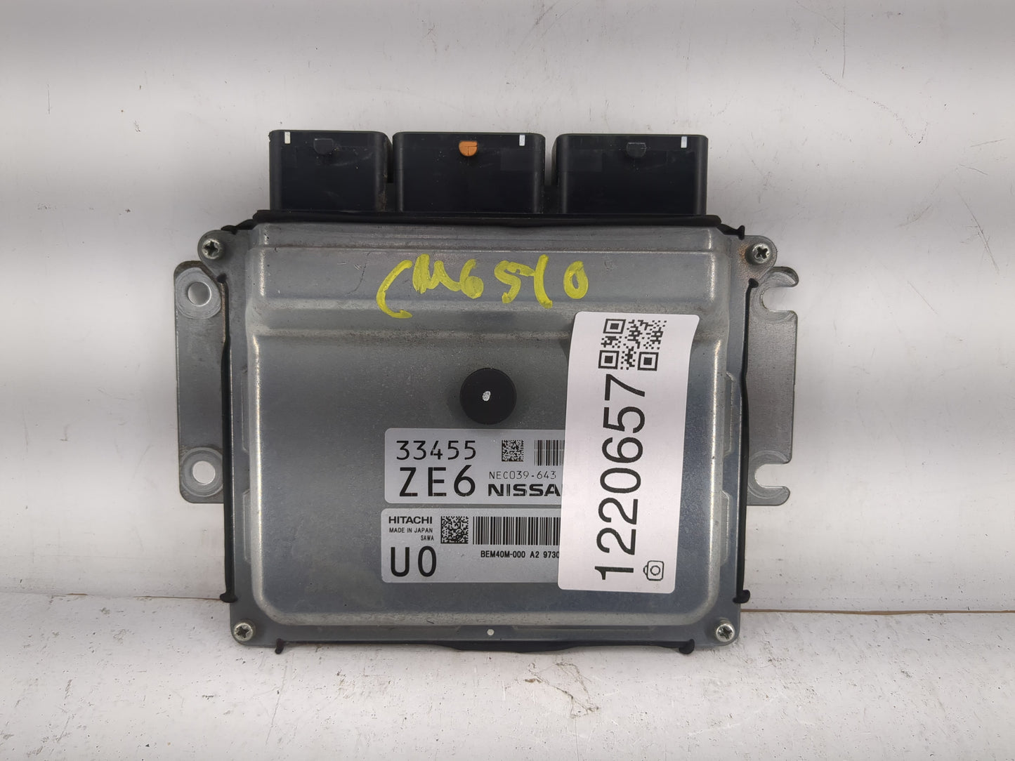 2018-2020 Nissan Rogue PCM Engine Control Computer ECU ECM PCU OEM P/N:NEC039-643 Fits Fits 2018 2019 2020 OEM Used Auto Par