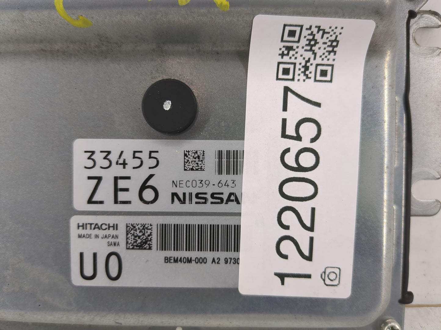 2018-2020 Nissan Rogue PCM Engine Control Computer ECU ECM PCU OEM P/N:NEC039-643 Fits Fits 2018 2019 2020 OEM Used Auto Par