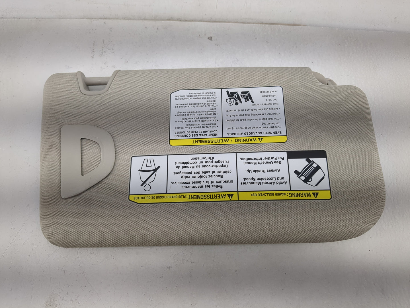 2018-2020 Nissan Rogue Sun Visor Shade Replacement Driver Left Mirror Fits Fits 2018 2019 2020 OEM Used Auto Parts - Oemused