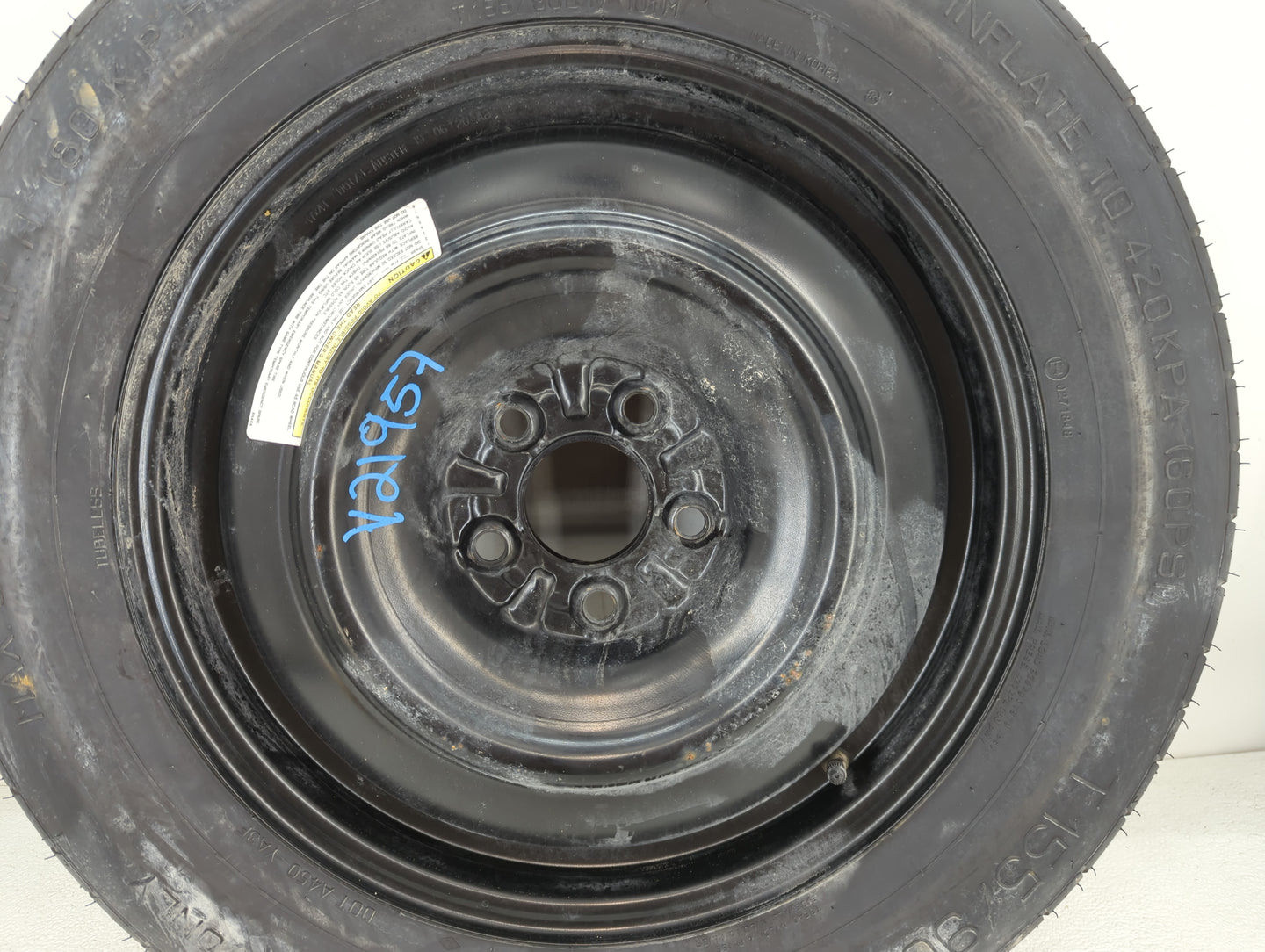 2014-2020 Nissan Rogue Spare Donut Tire Wheel Rim Oem - Oemusedautoparts1.com