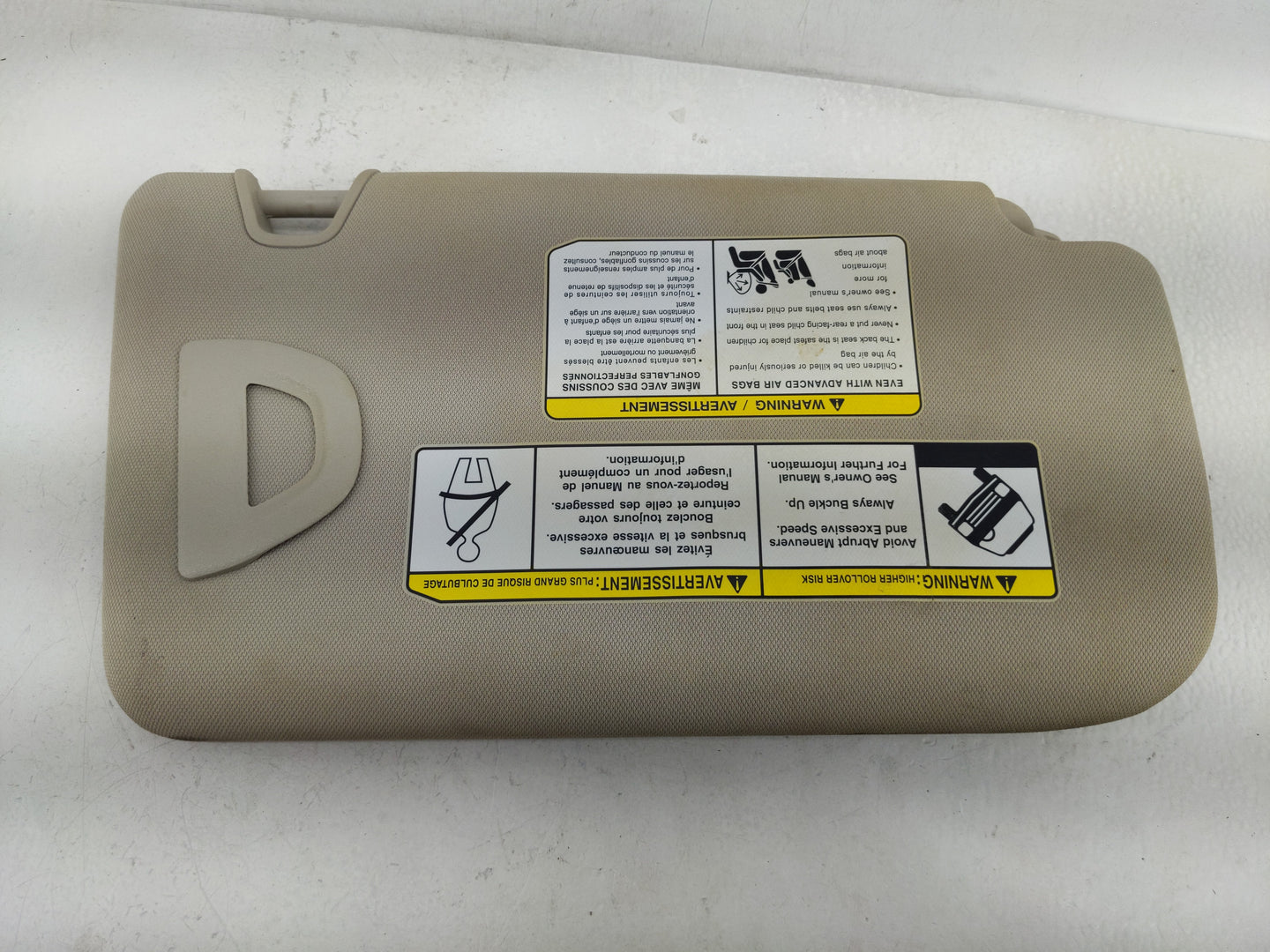2018-2020 Nissan Rogue Sun Visor Shade Replacement Driver Left Mirror Fits Fits 2018 2019 2020 OEM Used Auto Parts - Oemused