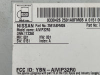 2018-2022 Nissan Rogue Radio AM FM Cd Player Receiver Replacement P/N:2591A8FM0B Fits Fits 2018 2019 2020 2021 2022 OEM Used