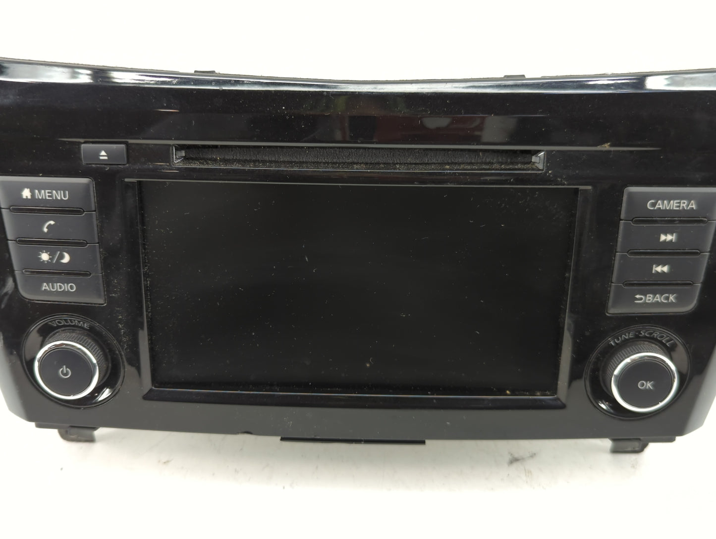 2018-2020 Nissan Rogue Radio AM FM Cd Player Receiver Replacement P/N:2591A8FM0C Fits Fits 2018 2019 2020 OEM Used Auto Part