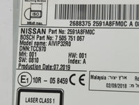2018-2020 Nissan Rogue Radio AM FM Cd Player Receiver Replacement P/N:2591A8FM0C Fits Fits 2018 2019 2020 OEM Used Auto Part