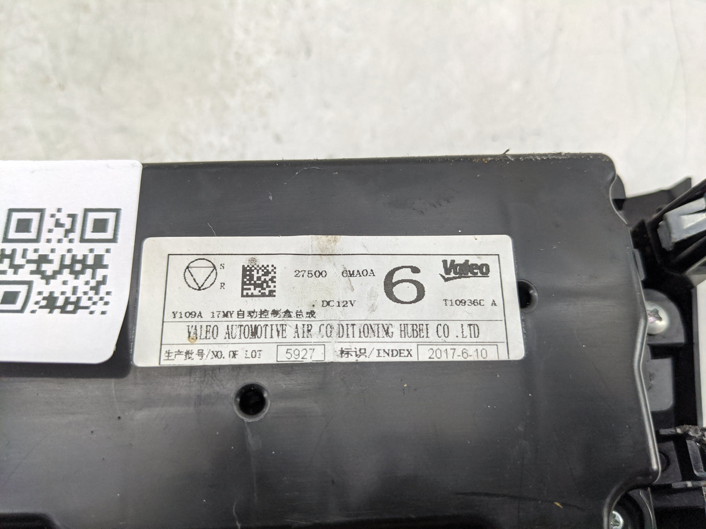 2017-2022 Nissan Rogue Climate Control Module Temperature AC/Heater Replacement P/N:27500 6MA0A Fits OEM Used Auto Parts - O