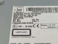 2018-2020 Nissan Rogue Radio AM FM Cd Player Receiver Replacement P/N:2591A8FM0C Fits Fits 2018 2019 2020 OEM Used Auto Part