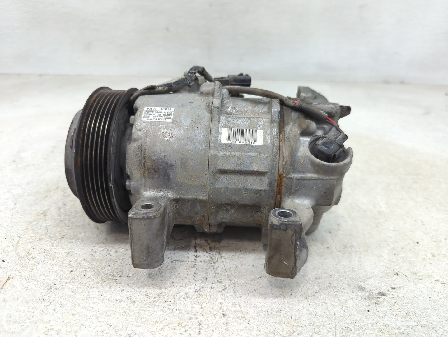 2014-2020 Nissan Rogue Air Conditioning A/c Ac Compressor Oem - Oemusedautoparts1.com