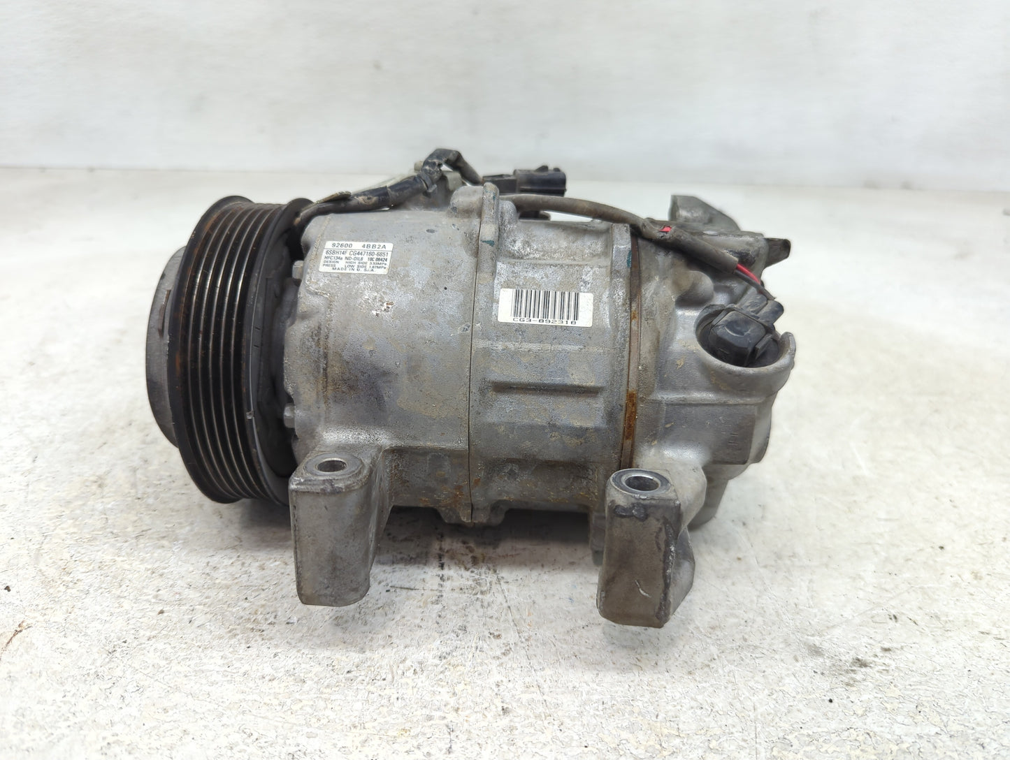 2014-2020 Nissan Rogue Air Conditioning A/c Ac Compressor Oem - Oemusedautoparts1.com