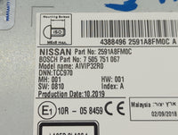 2018-2020 Nissan Rogue Radio AM FM Cd Player Receiver Replacement P/N:7 505 751 067 2591A8FM0C Fits Fits 2018 2019 2020 OEM 