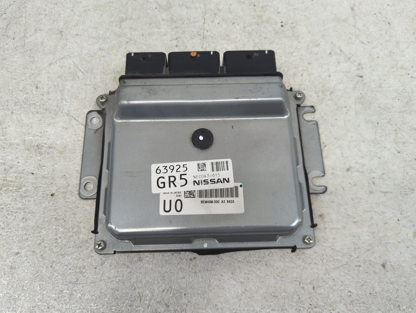 2018-2020 Nissan Rogue PCM Engine Control Computer ECU ECM PCU OEM P/N:NEC043-615 BEM40M-000 A2 Fits Fits 2018 2019 2020 OEM
