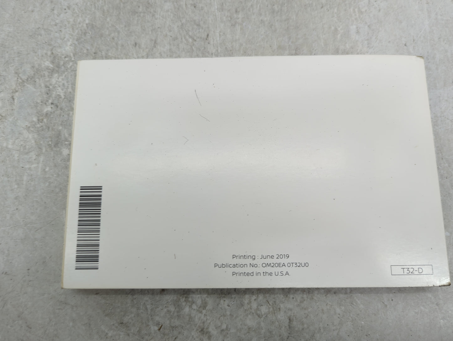 2020 Nissan Rogue Owners Manual Book Guide OEM Used Auto Parts - Oemusedautoparts1.com