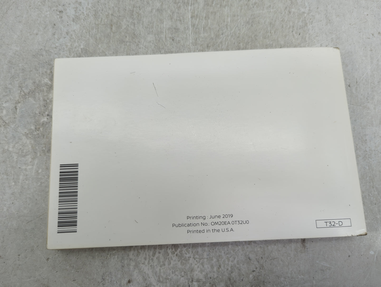 2020 Nissan Rogue Owners Manual Book Guide OEM Used Auto Parts - Oemusedautoparts1.com