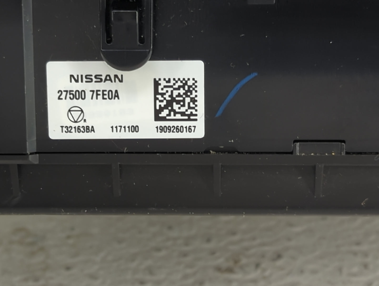 2017-2020 Nissan Rogue Climate Control Module Temperature AC/Heater Replacement P/N:27500 7FE0A Fits Fits 2017 2018 2019 202