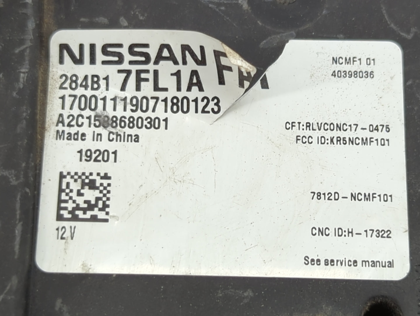 2019-2020 Nissan Rogue Body Control Module Bcm Inner Cabin Fuse Box - Oemusedautoparts1.com