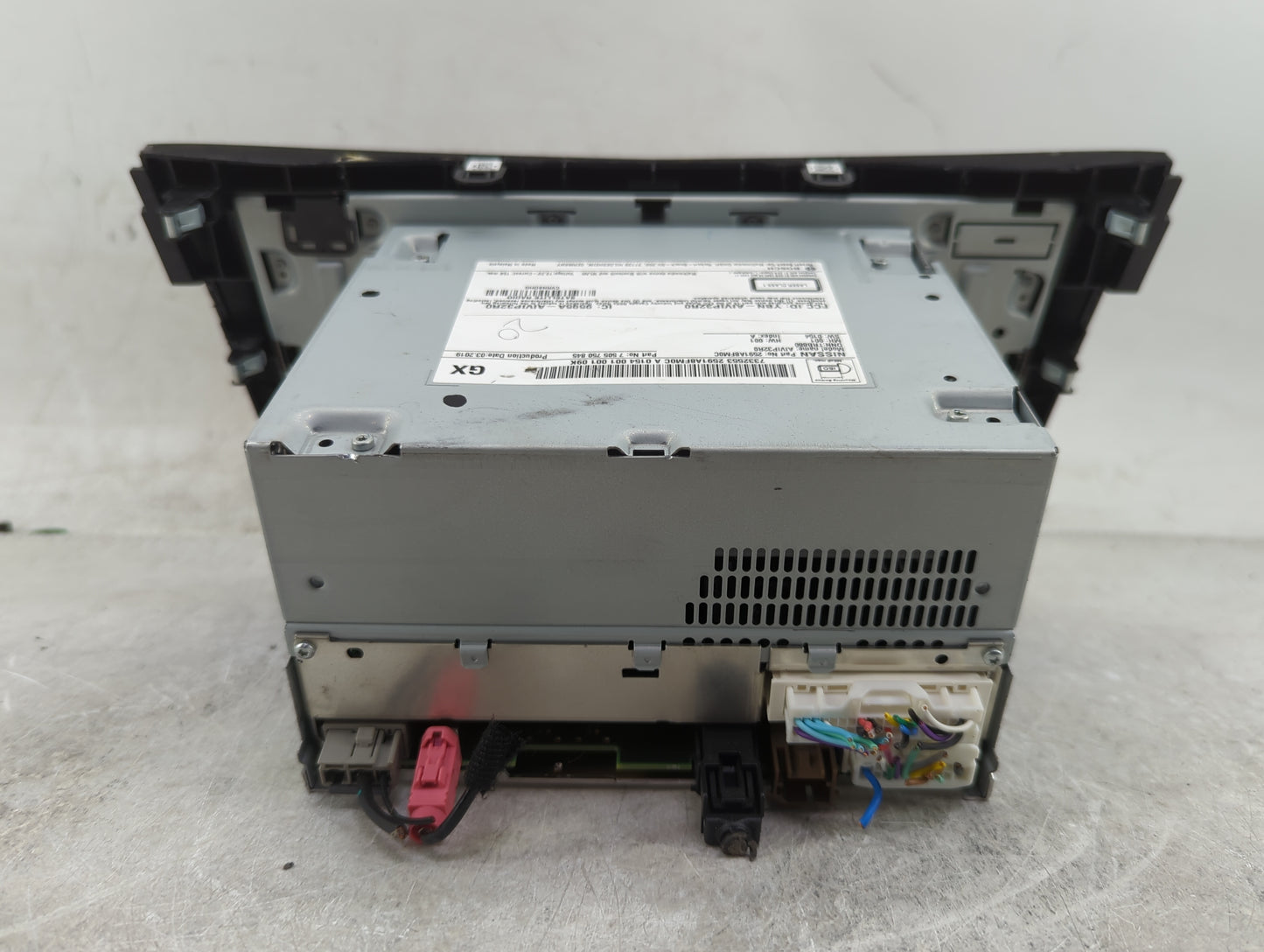 2020 Nissan Rogue Radio AM FM Cd Player Receiver Replacement P/N:2591A8FM0C 7505750845, AIVIP32R0, YBN-AIVIP32R0 Fits OEM Us