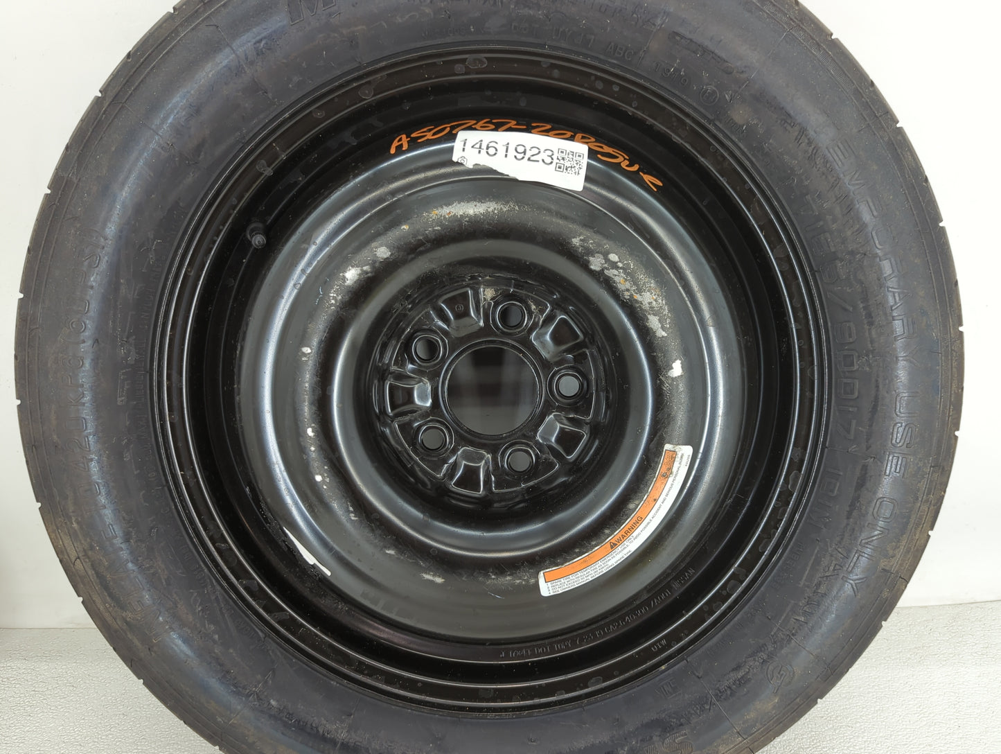 2014-2020 Nissan Rogue Spare Donut Tire Wheel Rim Oem 1461923 - Oemusedautoparts1.com