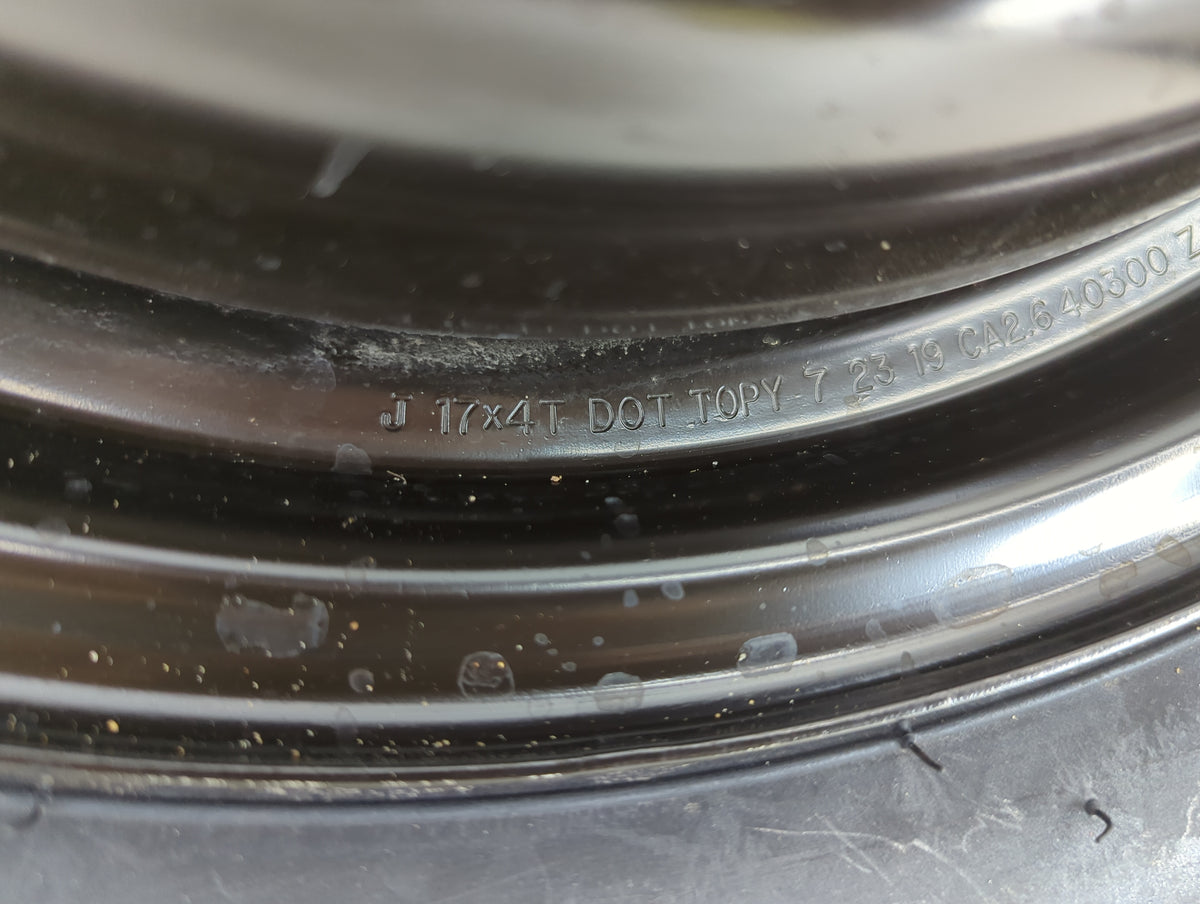 2014-2020 Nissan Rogue Spare Donut Tire Wheel Rim Oem 1461923 - Oemusedautoparts1.com
