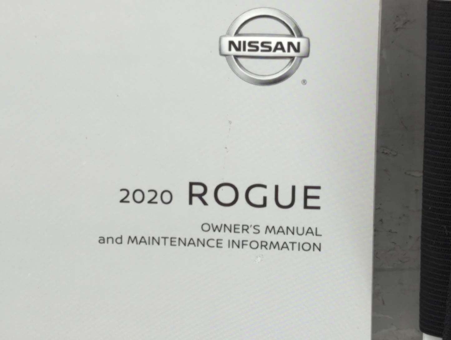 2020 Nissan Rogue Owners Manual Book Guide P/N:OM20EA 0T32U0 OEM Used Auto Parts - Oemusedautoparts1.com