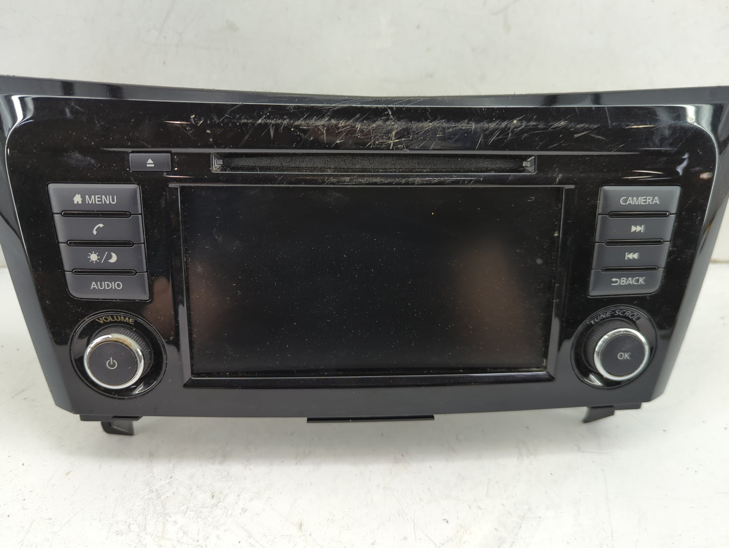 2018-2020 Nissan Rogue Radio AM FM Cd Player Receiver Replacement P/N:2591A8FM0C Fits Fits 2018 2019 2020 OEM Used Auto Part