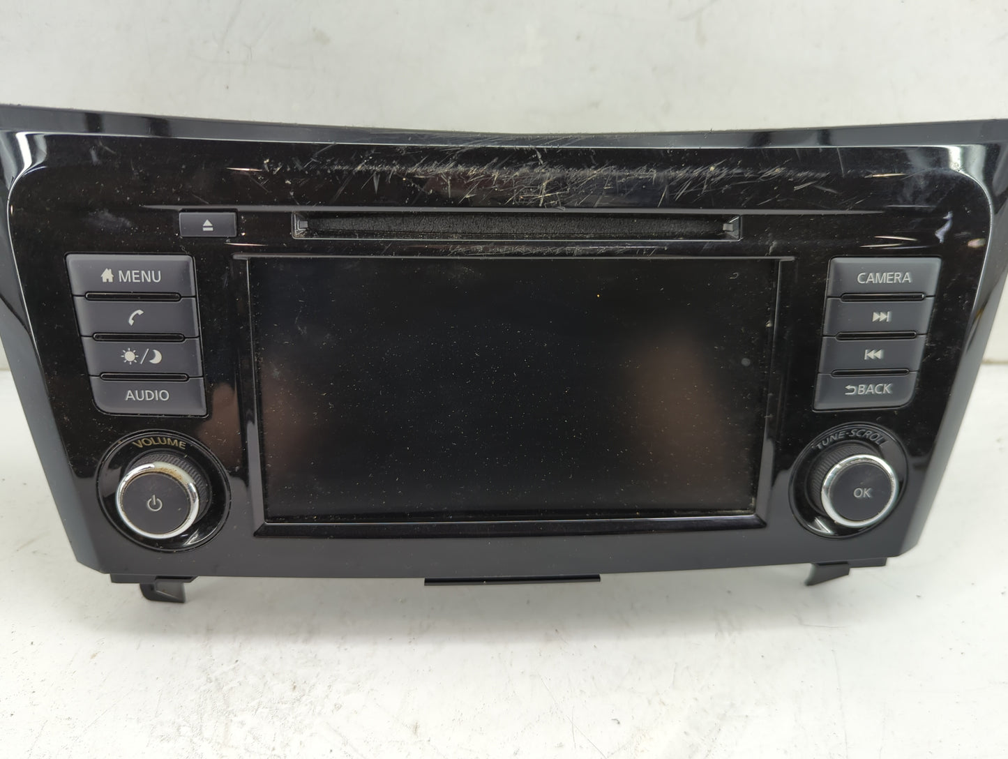 2018-2020 Nissan Rogue Radio AM FM Cd Player Receiver Replacement P/N:2591A8FM0C Fits Fits 2018 2019 2020 OEM Used Auto Part