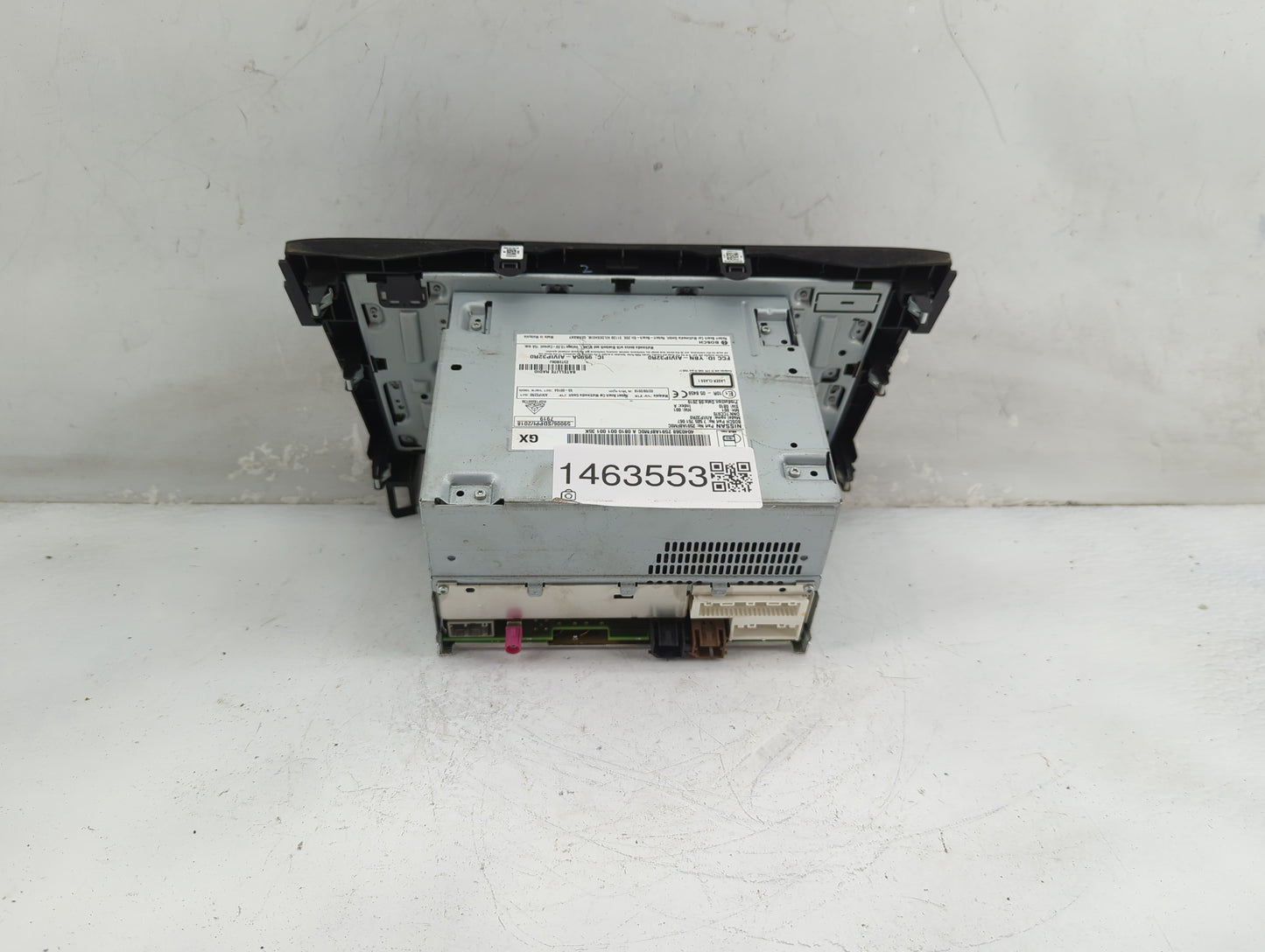 2018-2020 Nissan Rogue Radio AM FM Cd Player Receiver Replacement P/N:2591A8FM0C Fits Fits 2018 2019 2020 OEM Used Auto Part