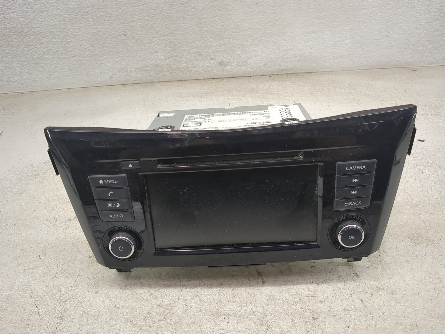 2018-2020 Nissan Rogue Radio AM FM Cd Player Receiver Replacement P/N:259 1A8F M0C 7 505 751 067 Fits Fits 2018 2019 2020 OE